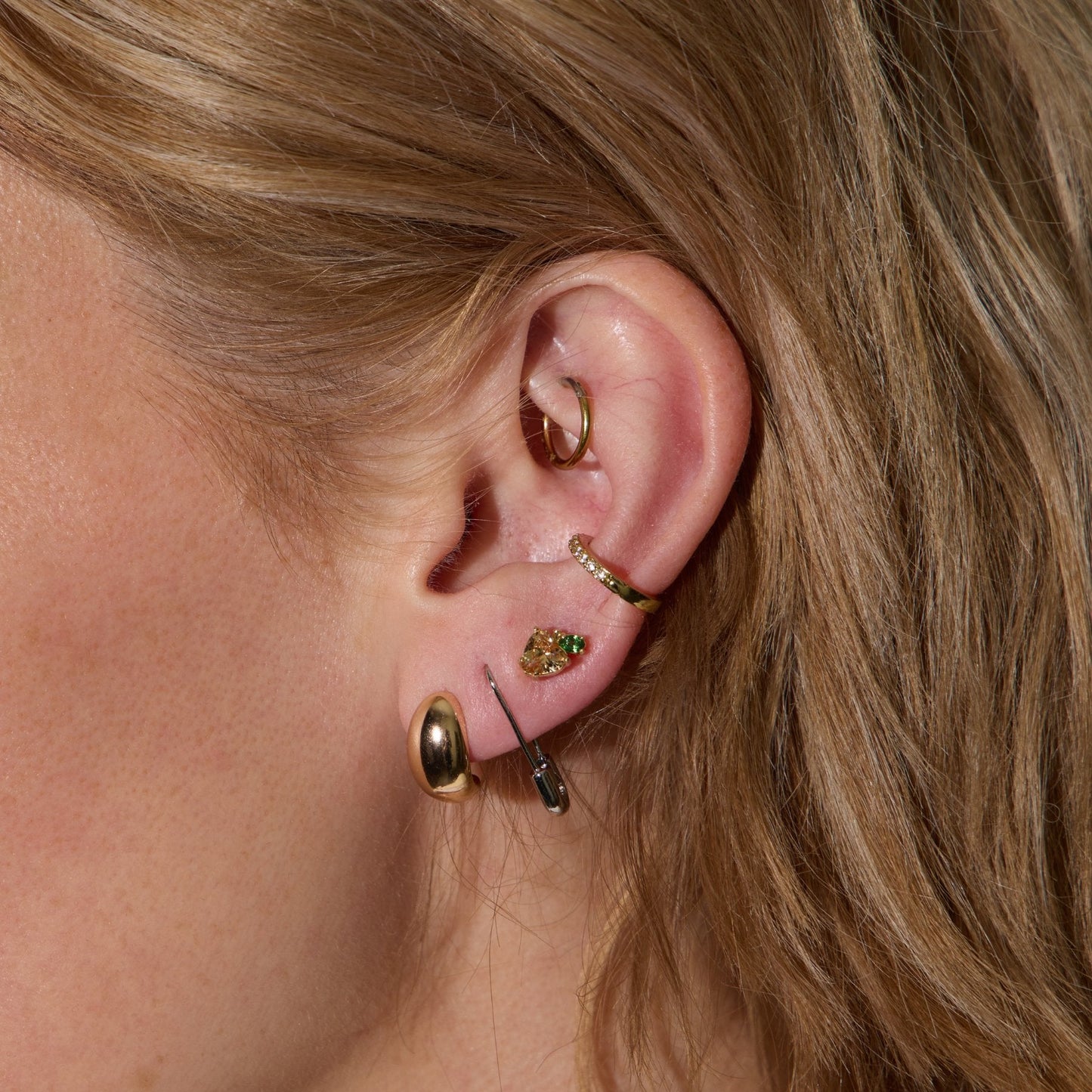 Safety Pin Threader Earrings