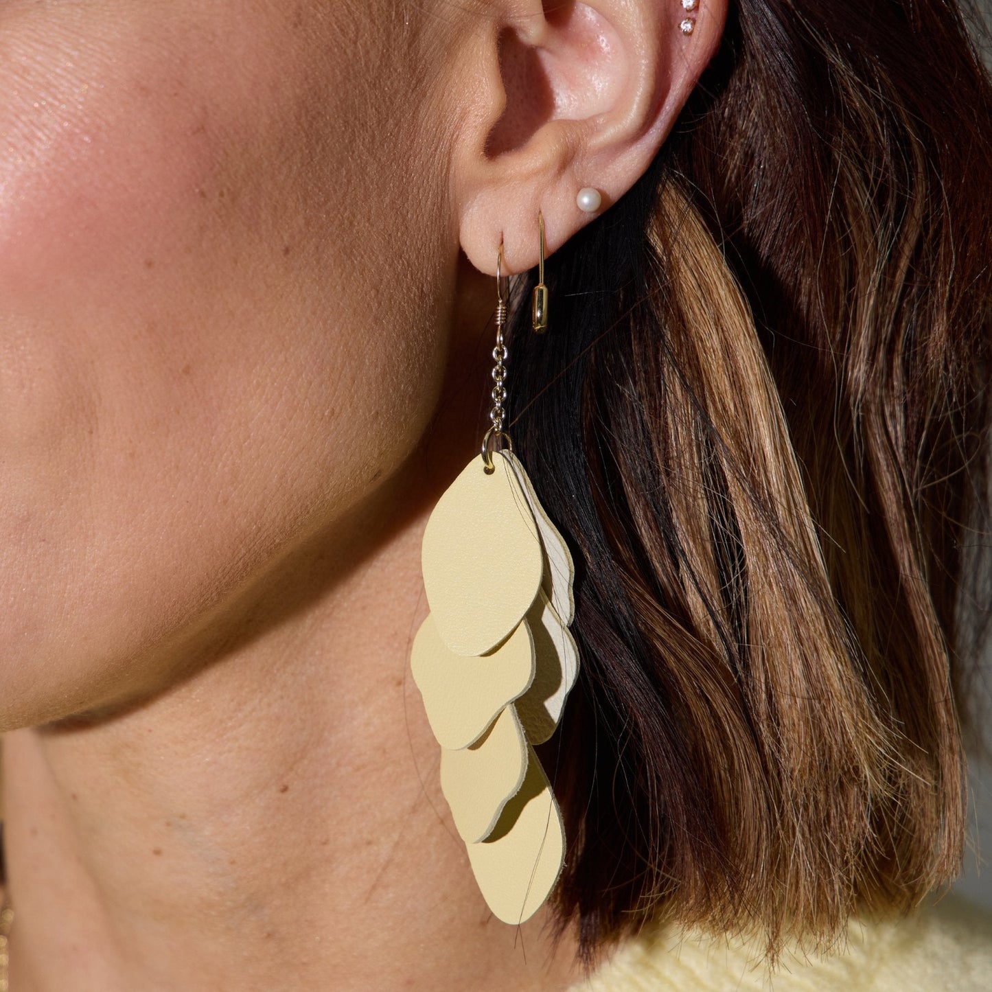 Safety Pin Threader Earrings