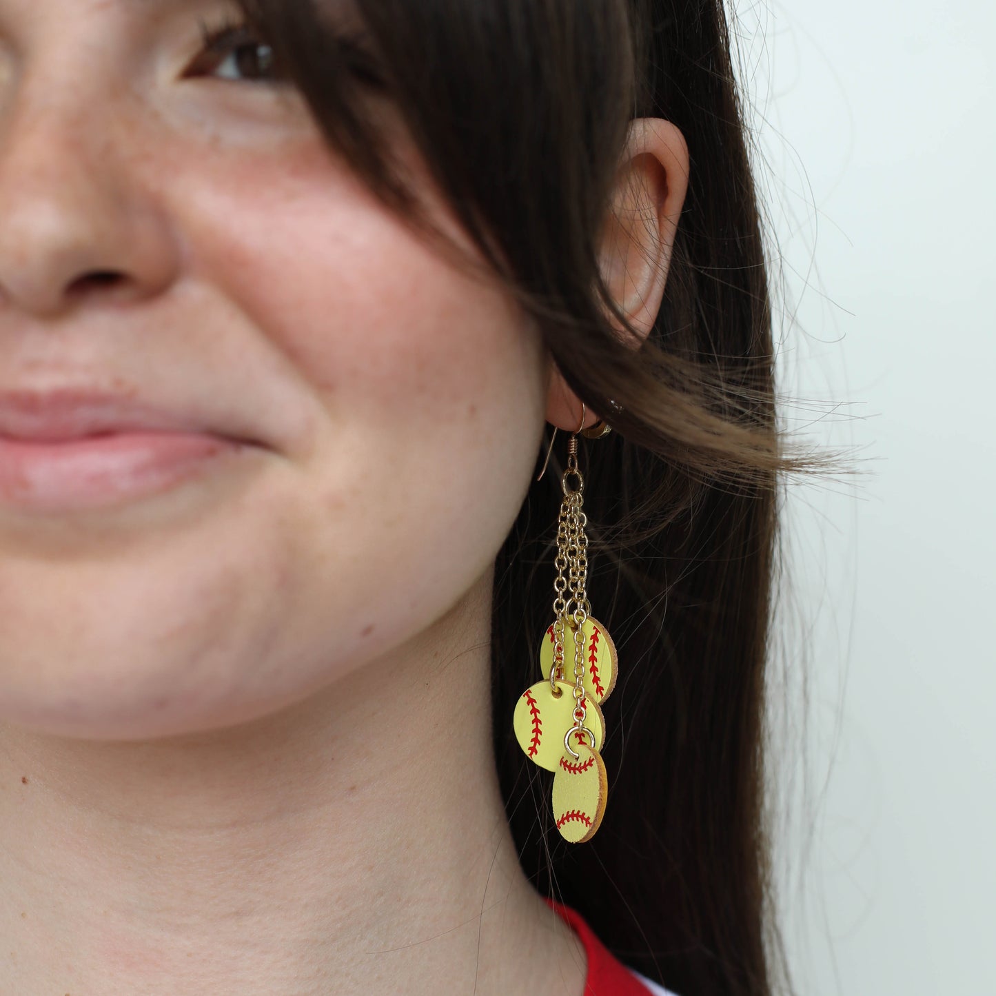 Slugger Softball Earrings