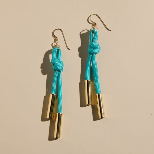 Turquoise Denver Cord Earring