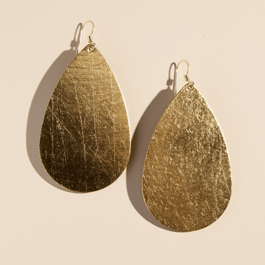 Vintage Gold Teardrops