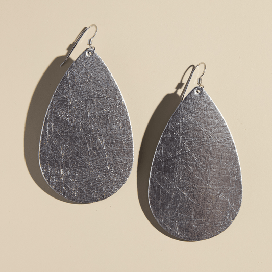 Vintage Silver Teardrops