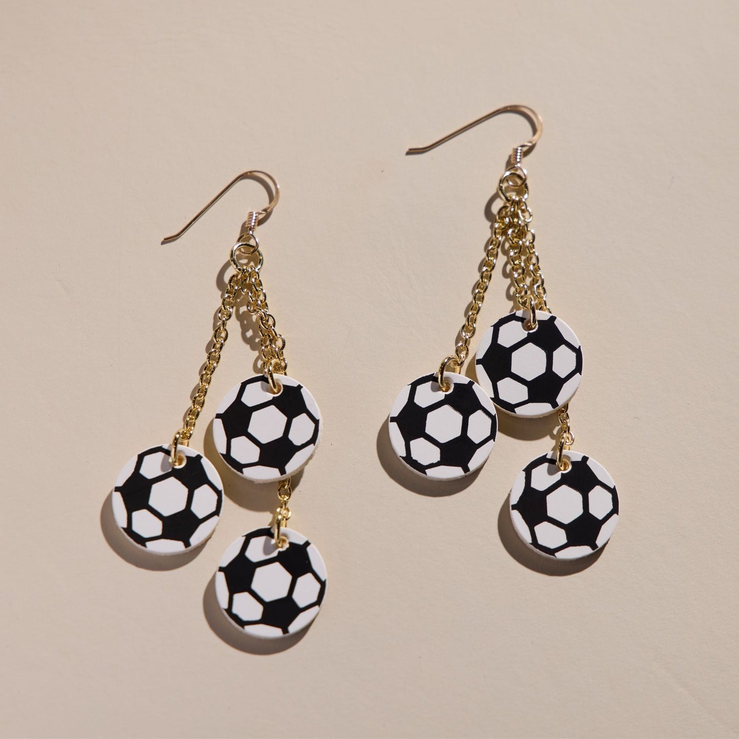 Striker Soccer Earrings