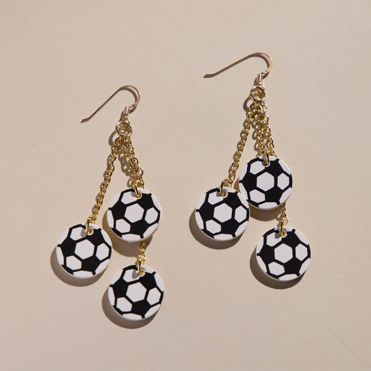 Striker Soccer Earrings