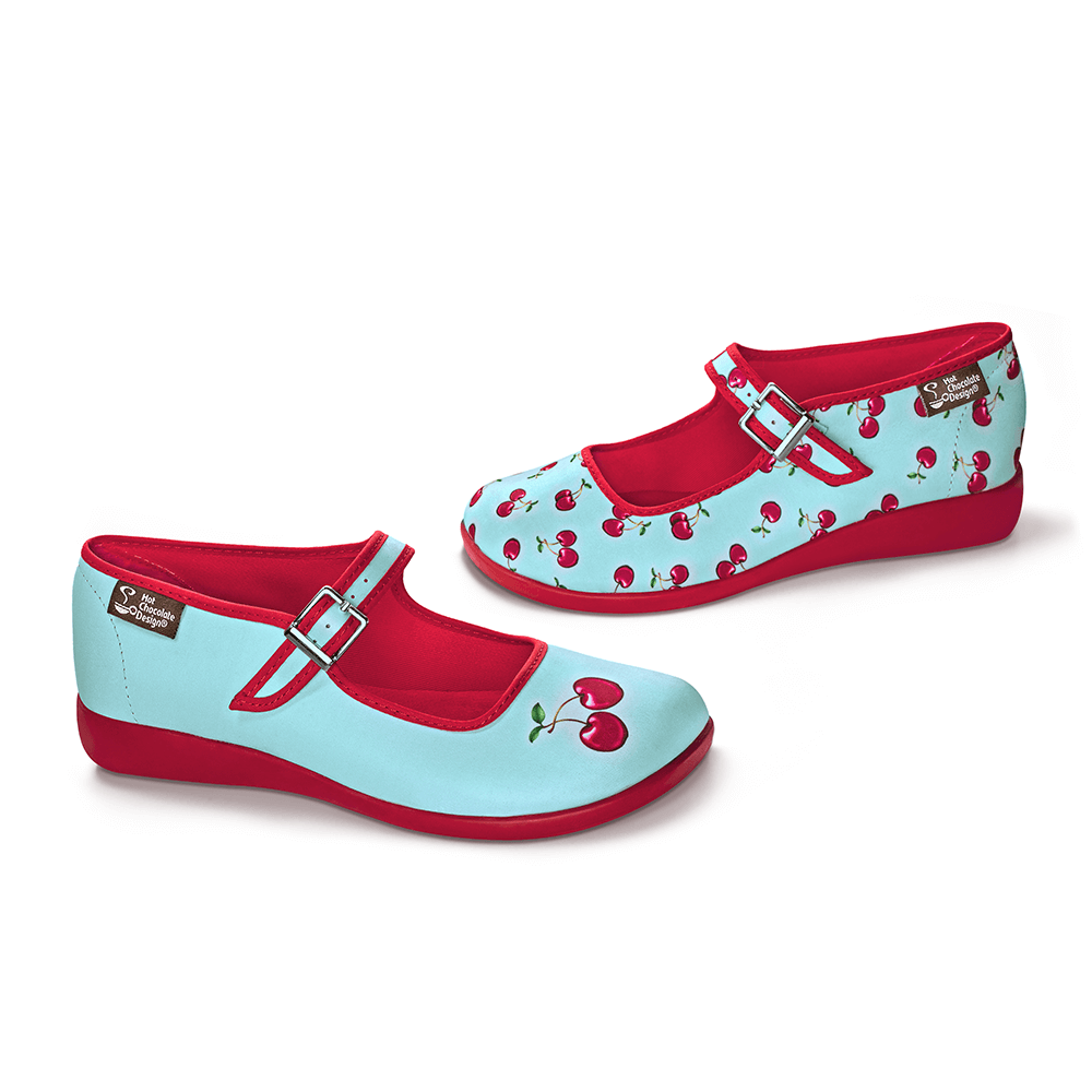 Chocolaticas® Cherry Women's Mary Jane Flat