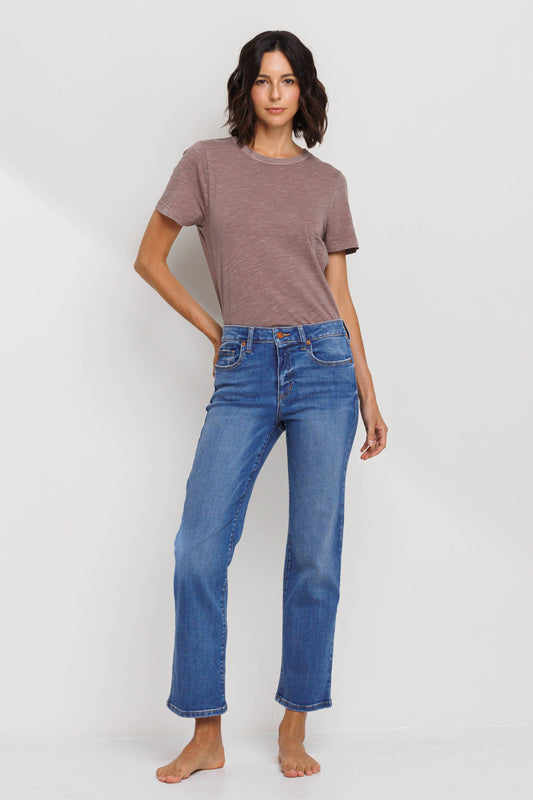 SneakPeek Mid Rise Ultra Stretch Slim Straight Jean
