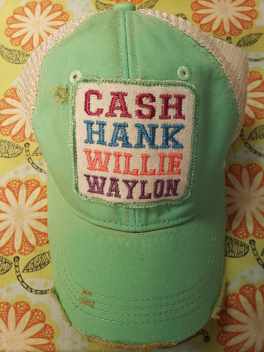 Cash Hank Willy Waylon Hat