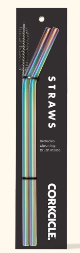 Straws w/brush-Corkcicle