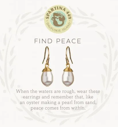 Spartina Sea La Vie Drop Earrings Find Peace