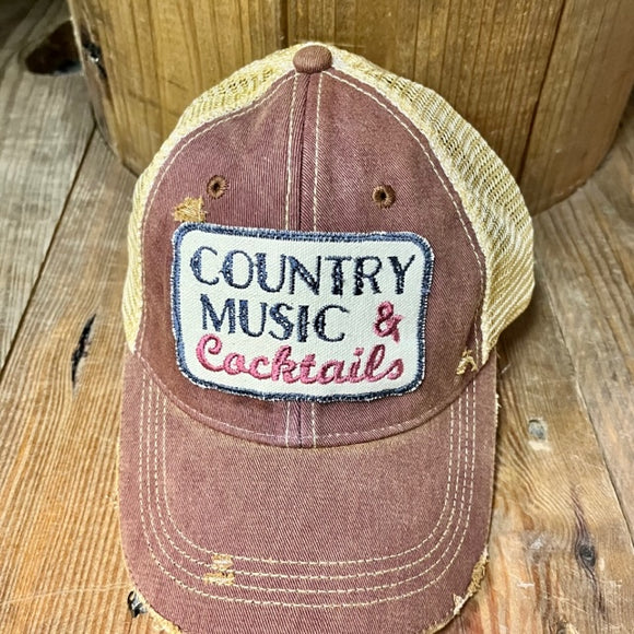 Country Music & Cocktails Hat