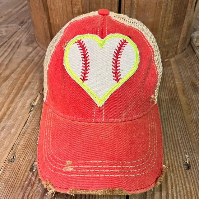 Love Softball Hat