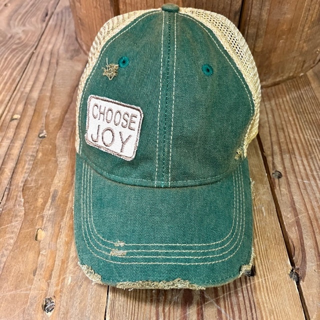 Choose Joy Green Hat