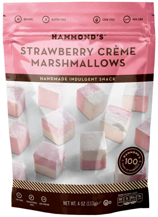 Handmade Marshmallows Strawberry Creme 4oz