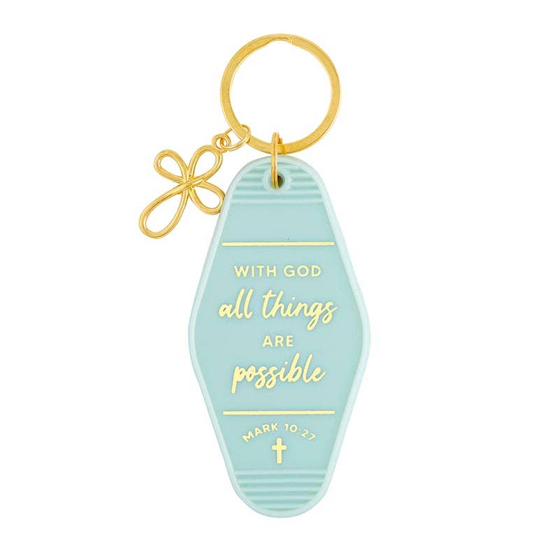 Scripture Keytag-Mark 10:27