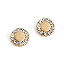Whispers Gold Stud with Stones Earrings