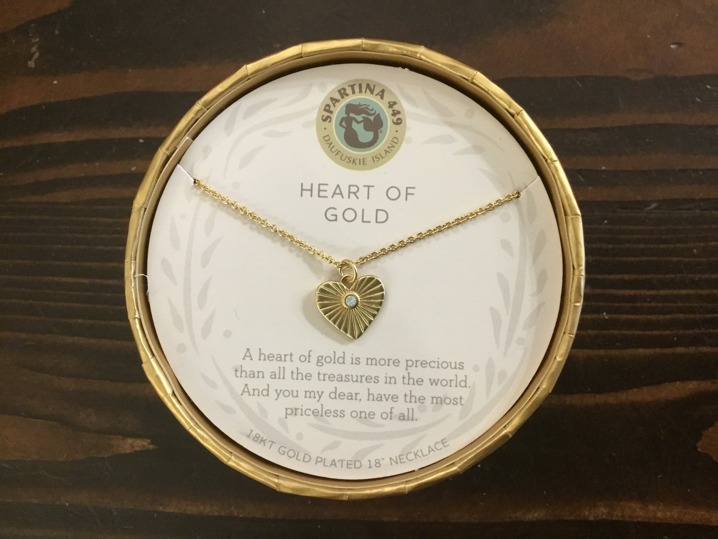 Spartina Sea La Vie Radiant Heart/Heart Necklace