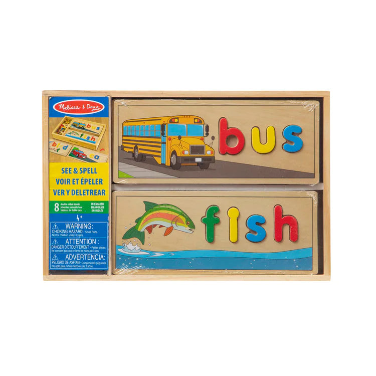 Melissa & Doug Wooden See & Spell