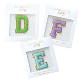 Canvas Chenille Letter