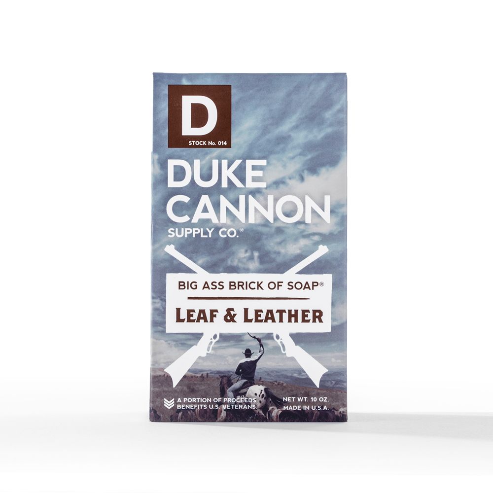 Duke Cannon Leaf & Leather Brick of Soap